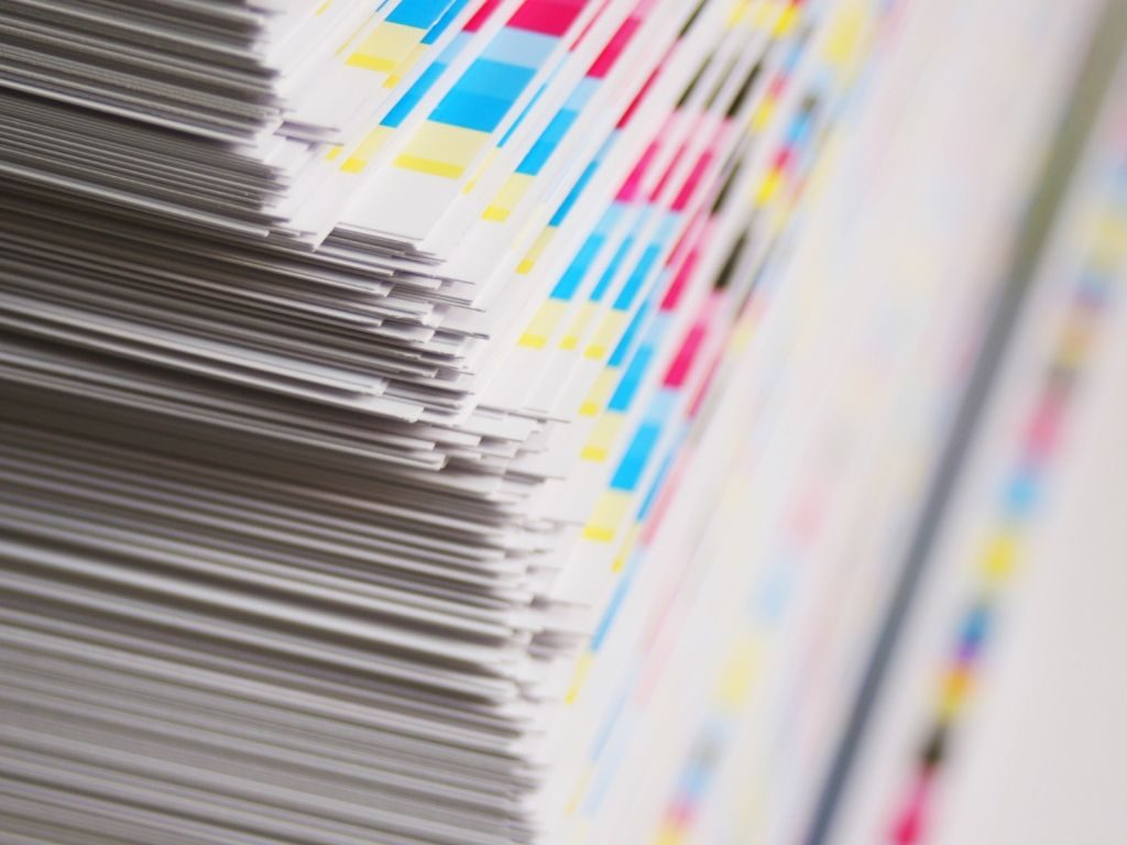 A stack of printed paper